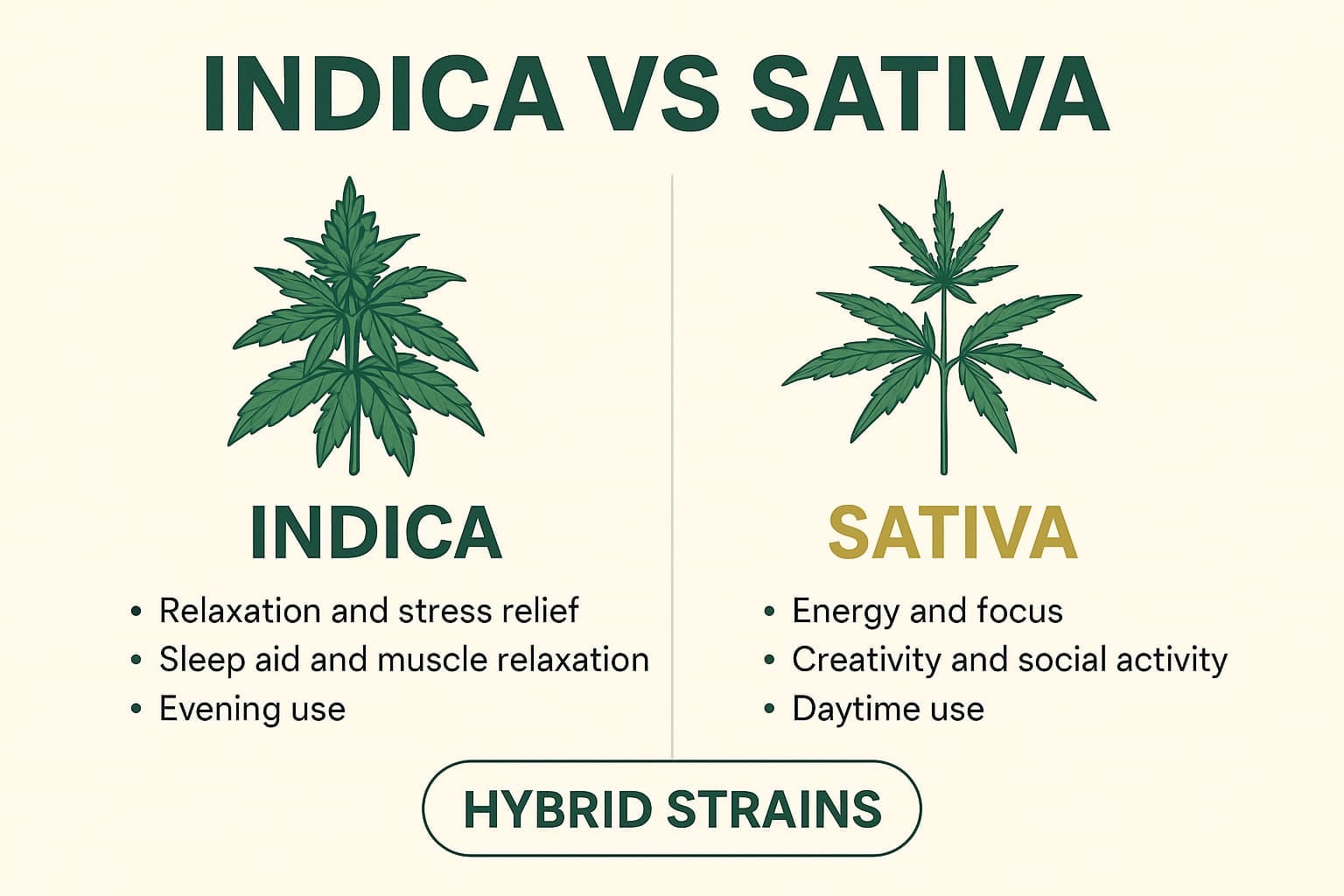 Blog Indica vs Sativa Cloud 420 Koh Lanta